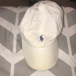 White Polo hat